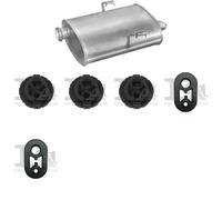 Silenziatore terminale POLMO per PEUGEOT 406 Sedan 2.2, 98 KW