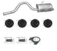 Silenziatore terminale POLMO per RENAULT Espace III MPV, SWB 2.2, 83 KW