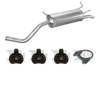 Silenziatore terminale POLMO per RENAULT Megane I Coupe, Cabrio 1.4, 70 KW ,