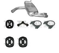 Silenziatore terminale POLMO per SEAT Altea MPV 2.0, 100 kW 04/04- 05/09, SEAT