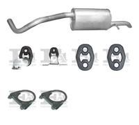 Silenziatore terminale POLMO per SEAT Ibiza III Hatchback 1.2, 47 kW 1.2, 51 kW