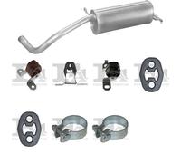 FA1 Silenziatore terminale POLMO per SEAT Ibiza III Hatchback 1.2 47 kW 02/02-