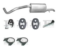 Silenziatore terminale ASMET per SEAT Ibiza III Hatchback 1.2, 47 kW 1.2, 51 kW