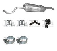 Silenziatore terminale POLMO per SEAT Toledo II Sedan 1.8, 92 KW , SKODA