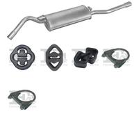 Silenziatore terminale POLMO per SKODA Felicia Hatchback 1.9, 47 KW