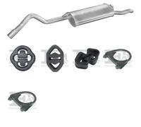 Silenziatore terminale POLMO per SKODA Felicia Hatchback 1.9, 47 KW