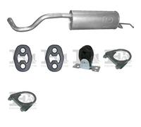 Silenziatore terminale POLMO per SKODA Roomster MPV 1.4, 63 kW 05/06- 05/15