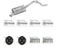 Silenziatore terminale ASMET per CITROEN C1 Hatchback 1.0, 50 KW 06/05 -,
