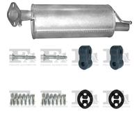 Silenziatore terminale ASMET per CITROEN C1 Hatchback 1.0, 50 KW 06/05 -,