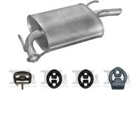 Silenziatore terminale POLMO per TOYOTA Corolla Combi, E10 1.3, 65 KW , TOYOTA