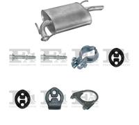 Silenziatore terminale POLMO per TOYOTA Corolla Combi, E11 1.3, 55 KW , TOYOTA
