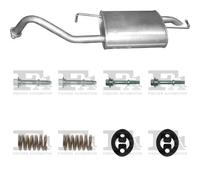 Silenziatore terminale POLMO per TOYOTA Corolla Combi, E12 1.4, 71 KW , TOYOTA