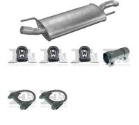 Silenziatore terminale POLMO per VOLKSWAGEN Golf III Hatchback 1.9, 48 KW