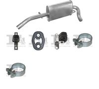 Silenziatore centrale POLMO per VOLKSWAGEN Lupo Hatchback 1.4, 44 KW ,