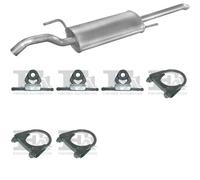 Silenziatore terminale POLMO per VOLKSWAGEN Passat Sedan, Combi 1.8, 79 KW