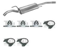 Silenziatore terminale POLMO per VOLKSWAGEN Passat Sedan, Combi 1.8, 79 KW