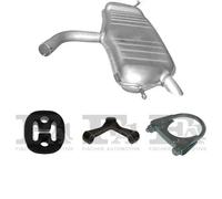 Silenziatore terminale POLMO per SEAT Altea MPV 2.0, 100 kW 04/04- 05/09, SEAT