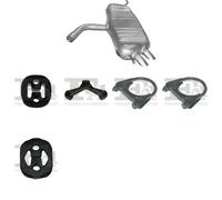 Silenziatore terminale POLMO per SEAT Altea MPV 2.0, 100 kW 04/04- 05/09, SEAT