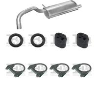 Silenziatore terminale POLMO per VOLVO 440 Hatchback 1.6, 61 KW , VOLVO 440