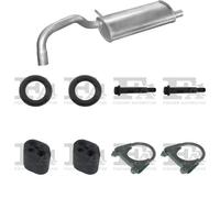 Silenziatore terminale POLMO per VOLVO 440 Hatchback 1.6, 61 KW , VOLVO 440