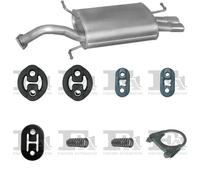 Silenziatore terminale POLMO per VOLVO S40 Sedan 1.9, 100 KW 1.9, 103 KW , V40