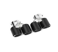 Silenziatore Terminale Terminale Scarico Quadruplo Per Auto Per BMW G21 G20 M340i G42 M240i G23 M440i A Doppia Marmitta Ad Alte Prestazioni Di Scarico Ugello Scarico Marmitta(Carbon Fiber H)