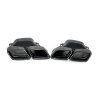 Silenziatore Terminale Terminali Di Scarico Per AMG Per Benz W222 W212 W205 W204 S65 S63 E63 Per GLE/Per GLC/Classe C In Fibra Di Carbonio Nero Lucido/opaco Scarico Marmitta(Glossy)