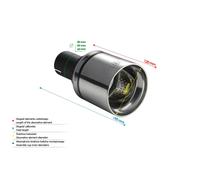 Silenziatore terminale ULT N1-16/60 ULTER-SPORT