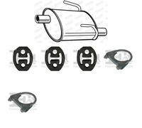 Walker Marmitta 24158 – Silenziatore terminale per Fiat Panda, Fiat 500 e Ford Ka
