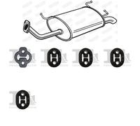 Silenziatore terminale WALKER per NISSAN Primera II Hatchback, Sedan, P11 1.6,