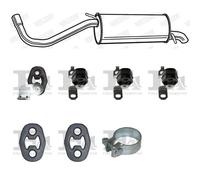 Silenziatore terminale 71342 WALKER per SEAT SKODA VW