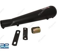 Silenziatore Torpedo Nero Per Reale Enfield Classico Electra 350 500 Uce @ UK