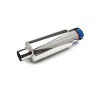 Silenziatore Tubo Di Scarico Modificato Per Auto, Ingresso Da 2,0 Pollici, Scarico Da 3,0 Pollici, Silenziatore In Acciaio Inossidabile Marmitta Sportiva
