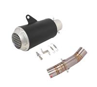 Silenziatore Tubo Scarico Per CBR500 CBR500R CB500F Per CB500X CB400 CBR400 16-2022 Marmitta Modificata Moto Collegamento Centrale Scarico Escape Tubo Scarico Slip On(Type A)