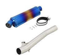 Silenziatore Tubo Scarico Per SUZUKI Per BANDIT 600 GSF600 GSF600S 1995-2006 Moto Modifica Tubo Di Collegamento Centrale Marmitta Di Scarico Tubo Scarico Slip On(Type D1)