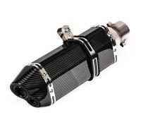 Silenziatore Tubo Scarico Silenziatore Di Scarico Per Moto Con Db Killer 51mm Escape Moto Tube Tubo Scarico Slip On(E370mm)