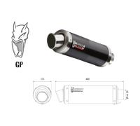 Silenziatore Universale Mivv GP Lato Destro