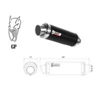 Silenziatore Universale Mivv GP Lato Destro
