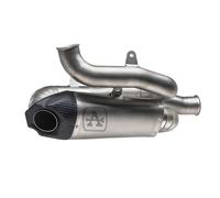 71163PK - Terminale Scarico Arrow Works Titanio + Raccordi Ducati Panigale V4