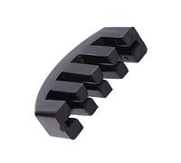 Silenziatori in gomma per violino, Sordina for violino acustico elettrico for principianti da 1/2-3/4 in gomma, nera