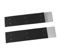 Silenziatori regolabili per grondaia, confezione da 2, con piastra in metallo morbido e cotone assorbente per tamponare il rumore delle gocce d'acqua per notti tranquille, 8,9 x 30,5 cm (6,6 cm)