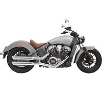 Silenziatori slip-on cromati Bassani Xhaust Indian Scout 60-69 8s27sc