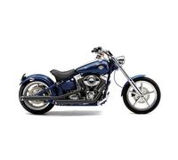Silenziatori slip-on da 3" nero softail 00-06 flstf fatboy 00-06 fxstd deuce Cob