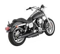Silenziatori slip-on twin slash da 3" nero 07-16 softail Vance & hines