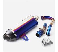 Silenziatori terminali moto Silenziatore Di Scarico Modificato Per Moto Con Coperchio Scudo Termico Per Per XMAX300 Per XMAX250 400 Silenziatore Acciaio inossidabile(D)