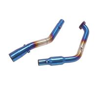 Silenziatori Tubo Silenziatore Per Tubo Di Scarico Per Moto Per Yamaha YZF R15 R125 V3 V4 2017-2021 YZFR15 YZFR125, Raccordo Anteriore Slip-on Moto Scarico Terminali(Colore 2)