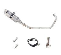 Silenziatori Tubo Tubo Di Scarico Completo Per Yamaha Yzf R125 MT125 R15 MT15 V1 V2 MT-15 2008-2017 Moto Scarico Terminali(Colore 1)