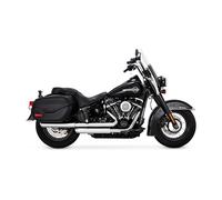 Silenziatori twin slash slip-on pcx da 3" cromato softail 18-up Vance & hines