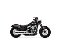 Silenziatori twin slash slip-on pcx da 3" cromato softail 18-up Vance & hines