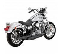 Silenziatori twin slash slip-on pcx da 3" nero softail 18-up Vance & hines